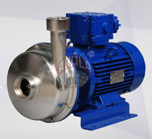 STAINLESS STEEL STUB-SHAFT MONOBLOCK PUMPS WITH FLAME PROOF MOTOR - ANALAPUMPS